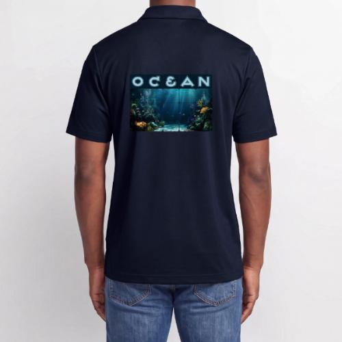 Ocean: Rainbow Reef Life - Adidas Performance Polo