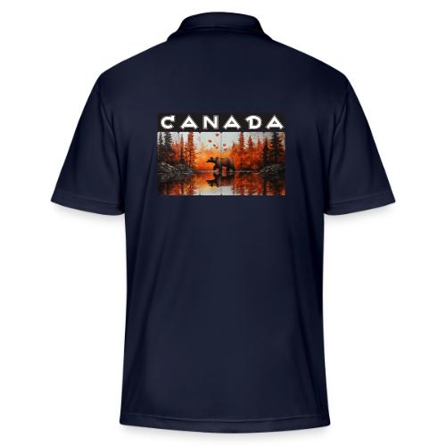 Canada Wilderness Art - Adidas Performance Polo