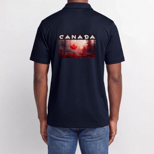 Canada Nature Vibes - Adidas Performance Polo
