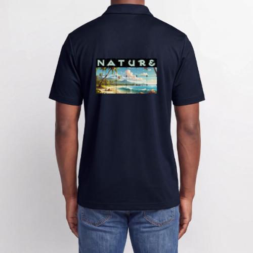 Nature: Sun-Kissed Shore - Adidas Performance Polo
