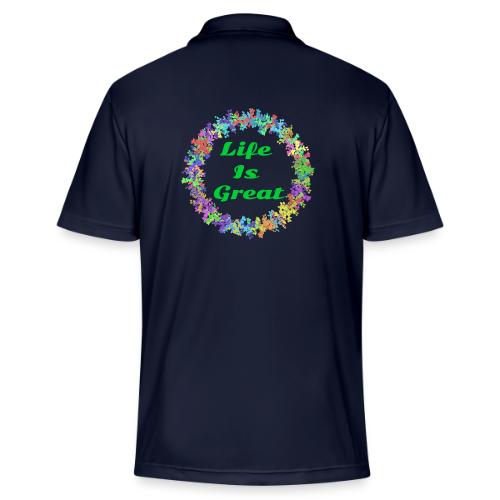 Life Is Great – Positive attitude - Adidas Performance Polo