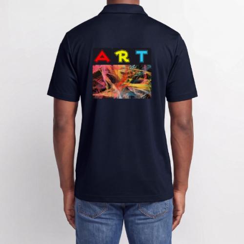 Chaotic Threads of Art - Adidas Performance Polo