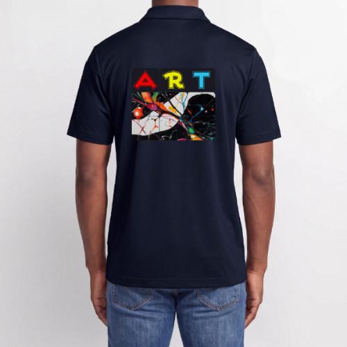 Art in Motion: Color Unleashed - Adidas Performance Polo