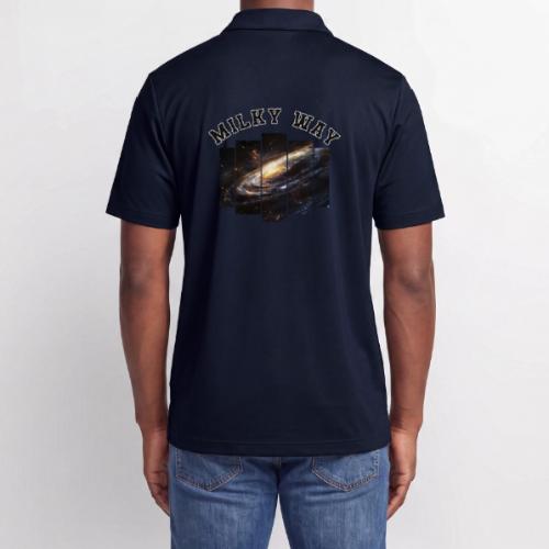Milky way galaxy - Adidas Performance Polo