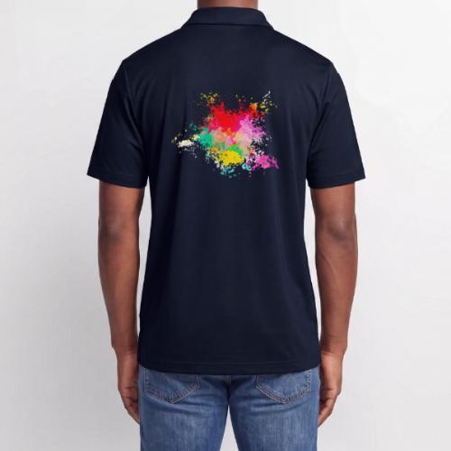 Psychedelic: Color Storm - Adidas Performance Polo