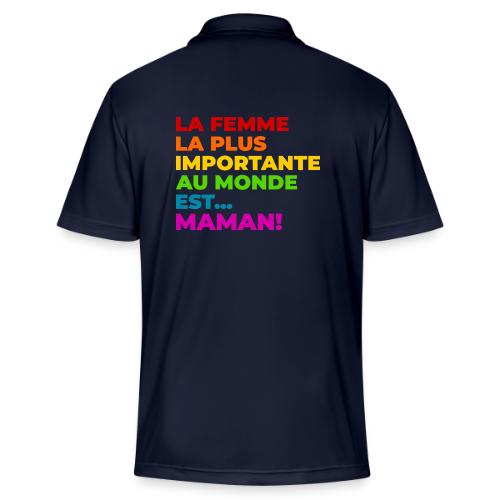 Maman : la femme la plus importante du monde - Adidas Performance Polo