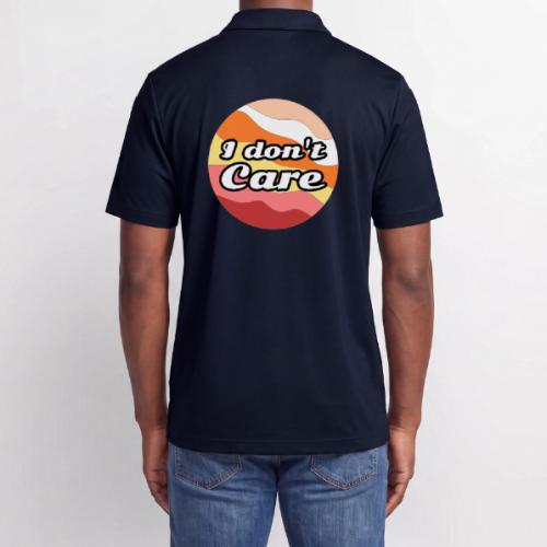 I Don’t Care Vibes - Adidas Performance Polo