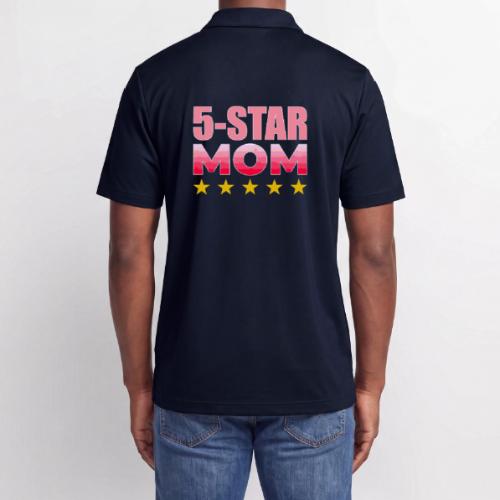 Five Stars Mom - Adidas Performance Polo