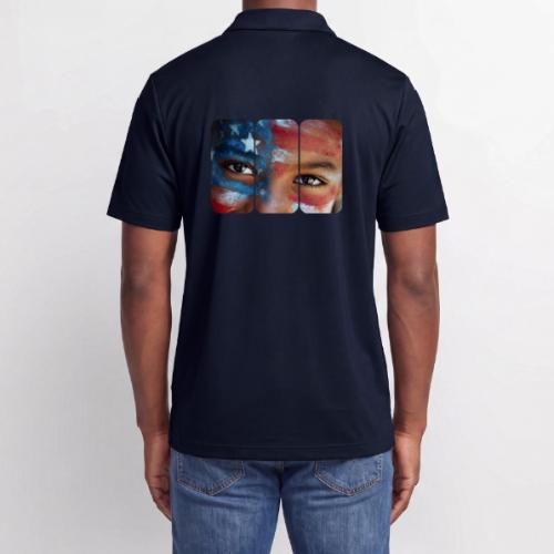 USA: Eyes of the Flag - Adidas Performance Polo