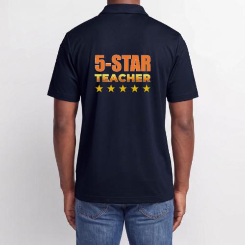 Five-Star Teacher - Adidas Performance Polo