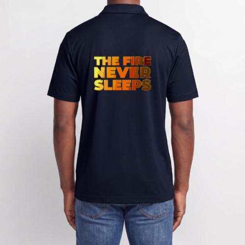 The fire never sleeps - Adidas Performance Polo
