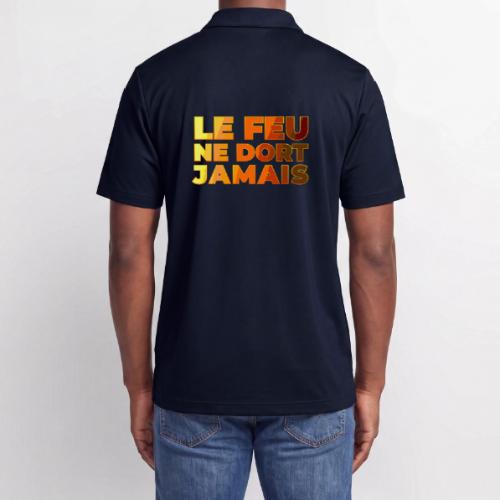 Fire never sleeps - Adidas Performance Polo