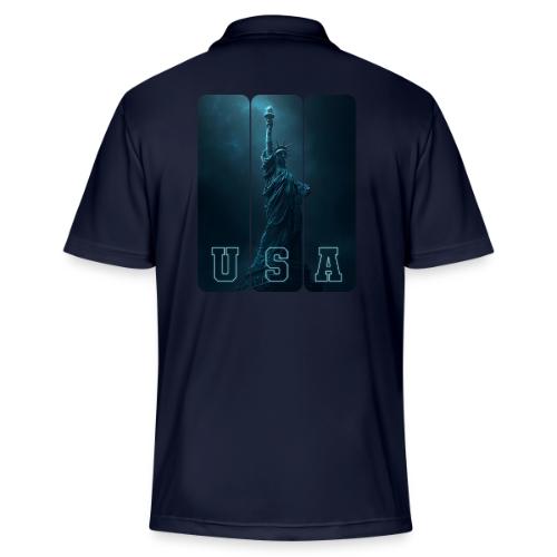 Neon Liberty USA Triptych - Adidas Performance Polo