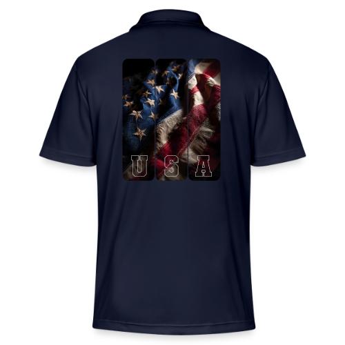 USA: Worn Stars and Stripes - Adidas Performance Polo