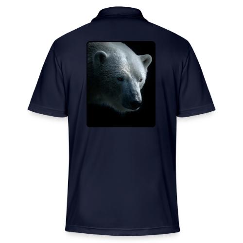 Polar Bear Close-Up Wildlife Design - Adidas Performance Polo
