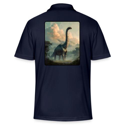 Brachiosaurus Prehistoric Scene Design - Adidas Performance Polo