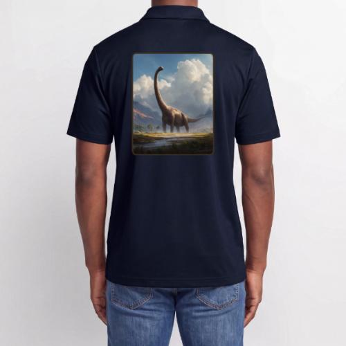 Brachiosaurus Valley Landscape Design - Adidas Performance Polo