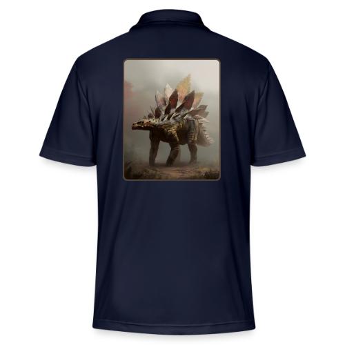 Stegosaurus Misty Forest Design - Adidas Performance Polo