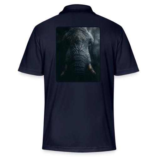 Shadow Elephant Intense Eyes Design - Adidas Performance Polo