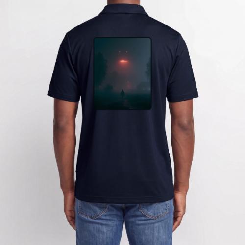 Mysterious UFO Encounter Design - Adidas Performance Polo