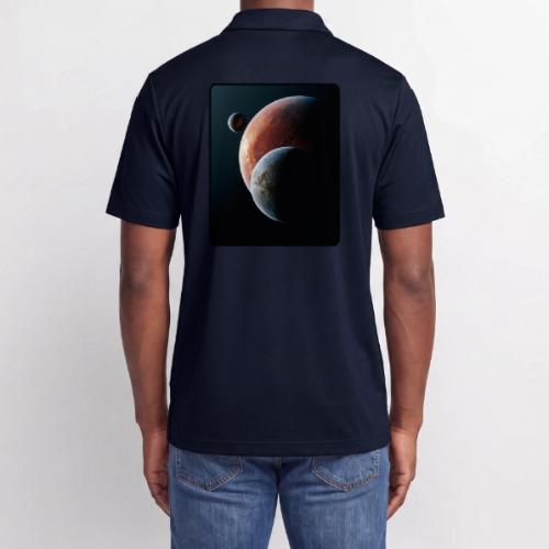 Three Planets Deep Space Design - Adidas Performance Polo