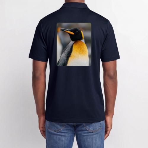 King Penguin Portrait Design - Adidas Performance Polo