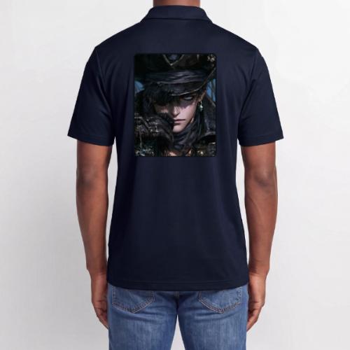 Dark Anime Pirate Warrior - Adidas Performance Polo