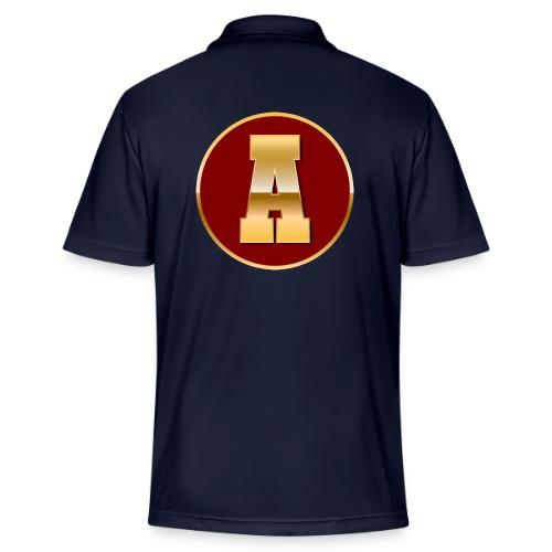 Letter A – Capital Varsity Alphabet Monogram - Adidas Performance Polo