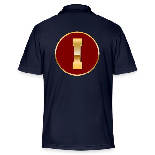 Letter I – Capital Varsity Alphabet Monogram - Adidas Performance Polo
