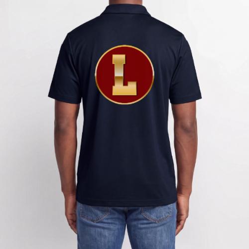 Letter L – Capital Varsity Alphabet Monogram - Adidas Performance Polo
