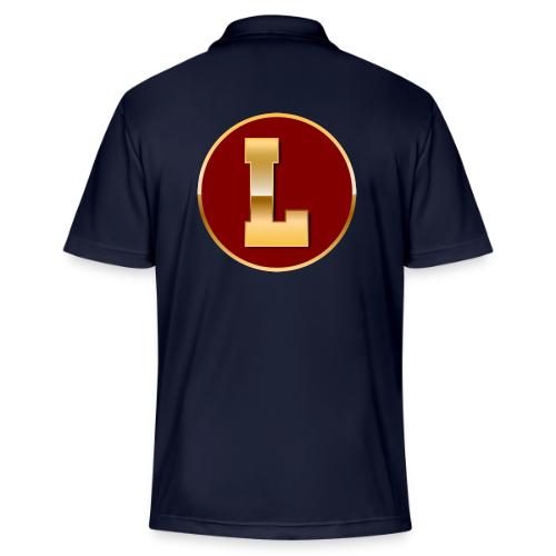 Letter L – Capital Varsity Alphabet Monogram - Adidas Performance Polo