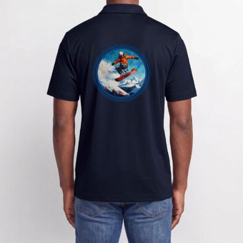 Snowboarding Vibes - Adidas Performance Polo