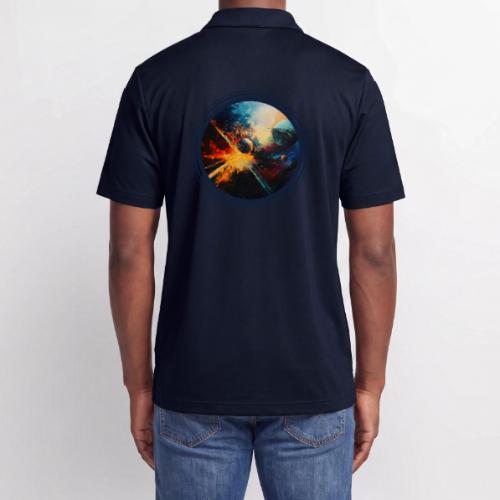 Planets in Turmoil - Adidas Performance Polo
