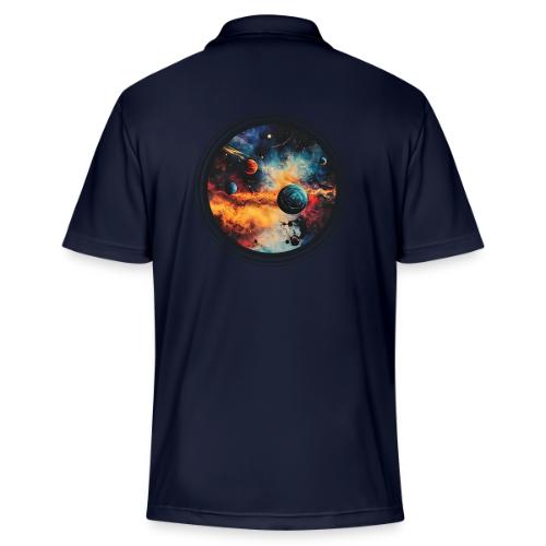 Cosmic Brush Planets - Adidas Performance Polo