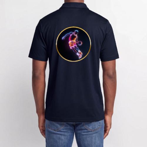 Neon Basketball Player - Adidas Performance Polo
