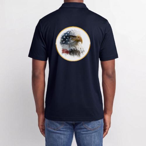 USA: Patriot Wing Emblem - Adidas Performance Polo