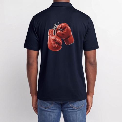 Boxing: Hanging Gloves Icon - Adidas Performance Polo