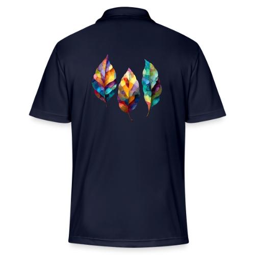Art: Colorful Leaf Harmony - Adidas Performance Polo