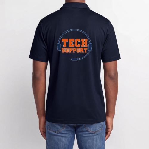Tech Support Mode On - Adidas Performance Polo