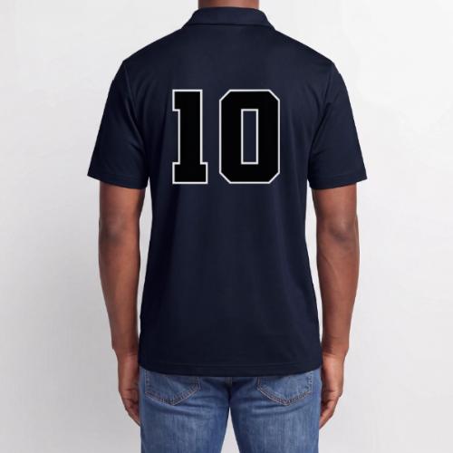 Varsity Number 10 Athletic Design - Adidas Performance Polo