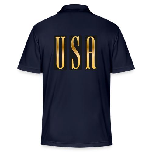 USA Gold Monolith - Adidas Performance Polo