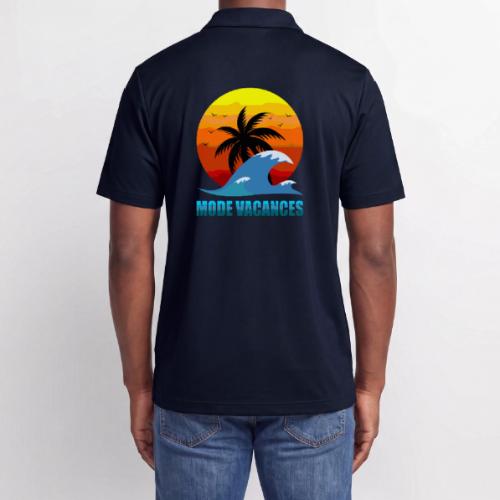 Vacation Mode: Tropical Escape - Adidas Performance Polo