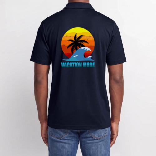 Vacation mode: Sunset Escape - Adidas Performance Polo