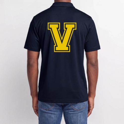 Letter V – Capital Athletic Alphabet Monogram - Adidas Performance Polo