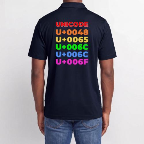Hello, in unicode - Adidas Performance Polo
