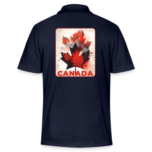 Canada Inked Leaf - Adidas Performance Polo