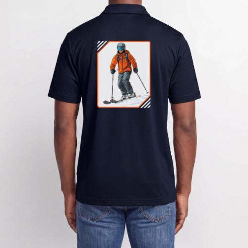 Skiing Thrill Ride - Adidas Performance Polo