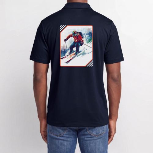 Skiing is Life - Adidas Performance Polo