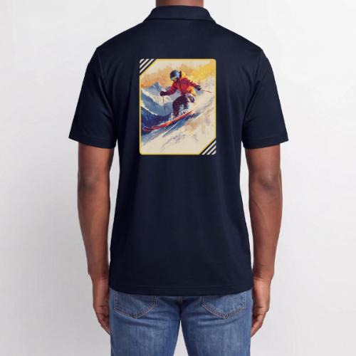 Skiing Through Snow Dreams - Adidas Performance Polo