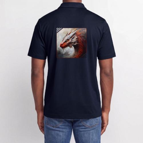 Mystic Dragon Realm - Adidas Performance Polo